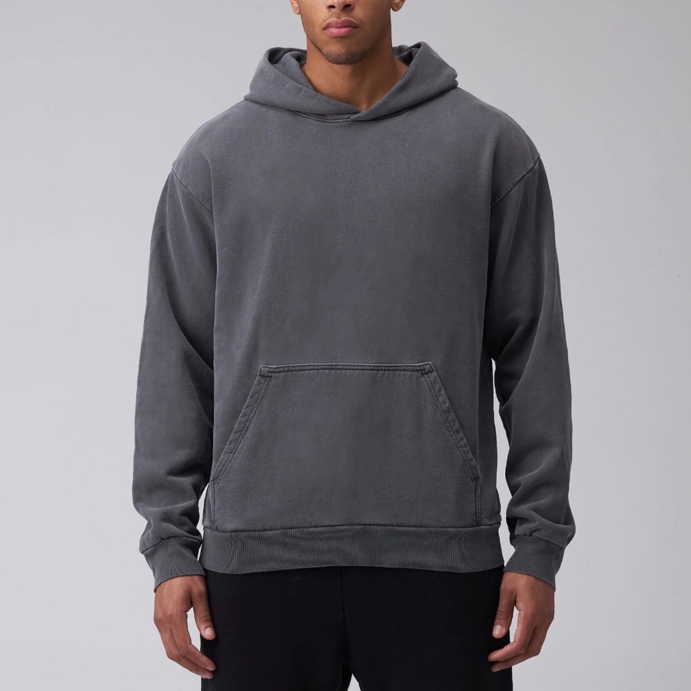 TALENTLESS by Scott Disick Fleece Hoodie Sweatshirt Steel Grey Gray Men's Small